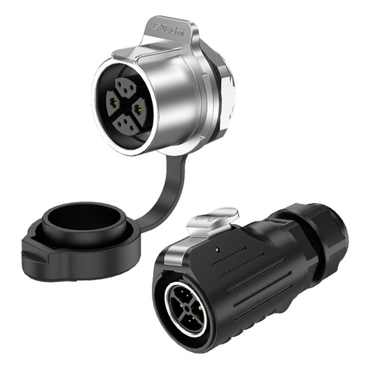 LP20 2+6 Pin Panel Male Female Waterproof Connector IP68
