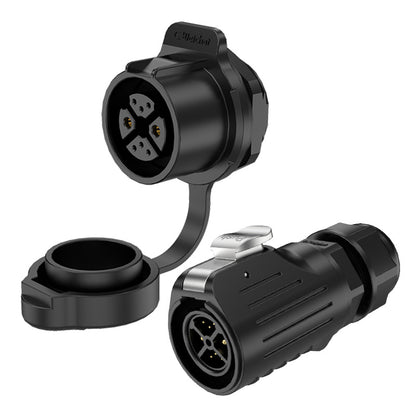 LP20 2+6 Pin Panel Male Female Waterproof Connector IP68