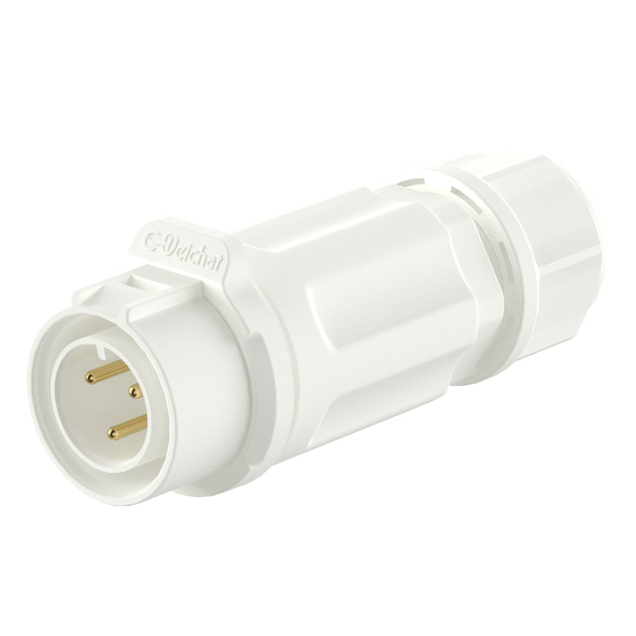 EW LP12 3 Pin White Waterproof Wire Connectors