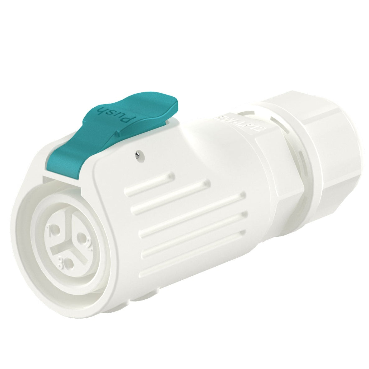 EW LP12 3 Pin White Waterproof Wire Connectors