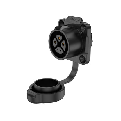 LP20 3+2 Pin Flange Waterproof Aviation Connector Cable Plug