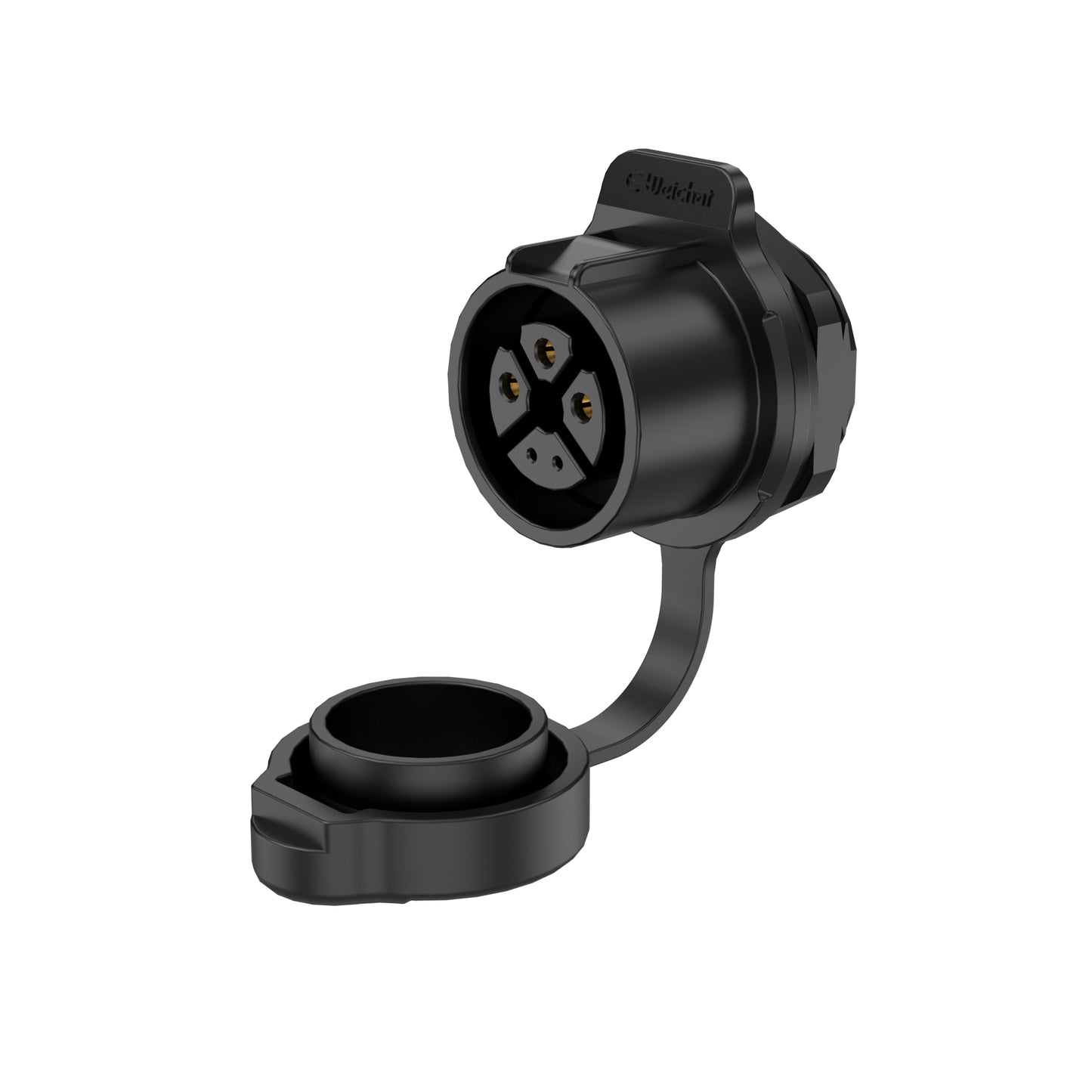 LP20 3+2 Pin Panel Mount Power Waterproof Connector IP68