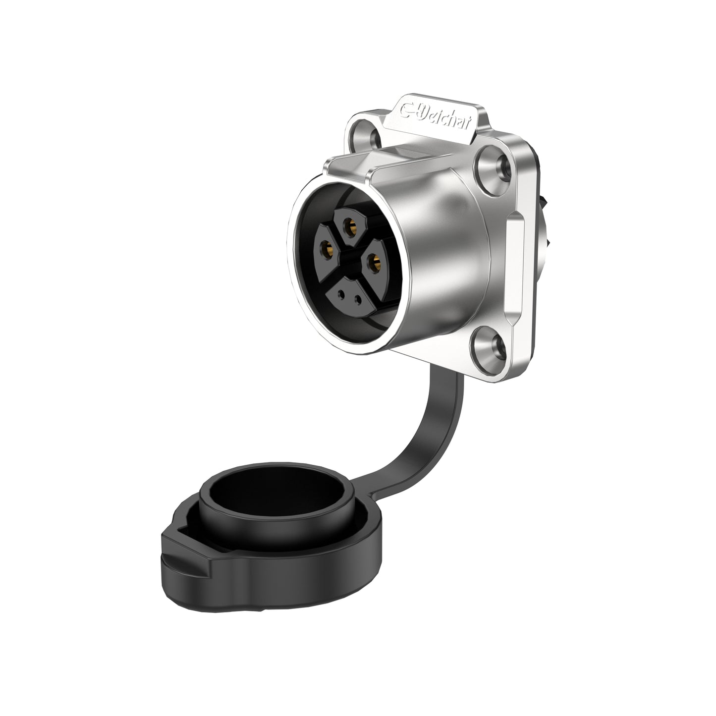 LP20 3+2 Pin Flange Waterproof Aviation Connector Cable Plug