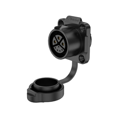 LP20 3+5 Pin Flange Outdoor Waterproof Electrical Wire Connector