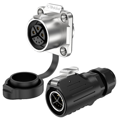 LP20 3+5 Pin Flange Outdoor Waterproof Electrical Wire Connector