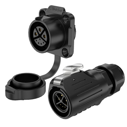 LP20 3+5 Pin Flange Outdoor Waterproof Electrical Wire Connector