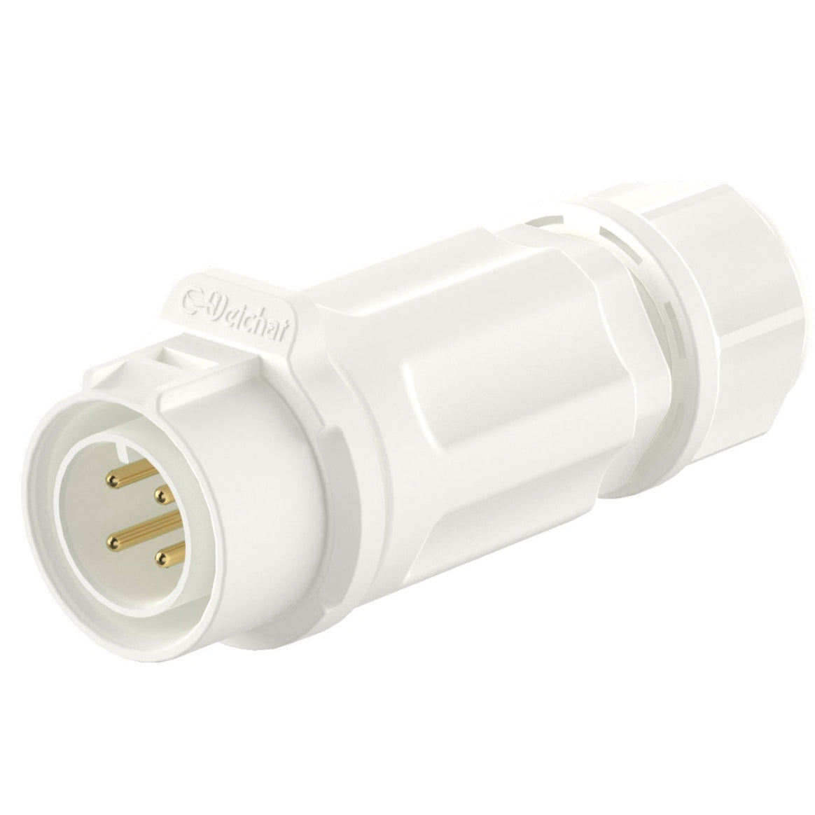 EW LP12 4 Pin White Waterproof Plug Connectors