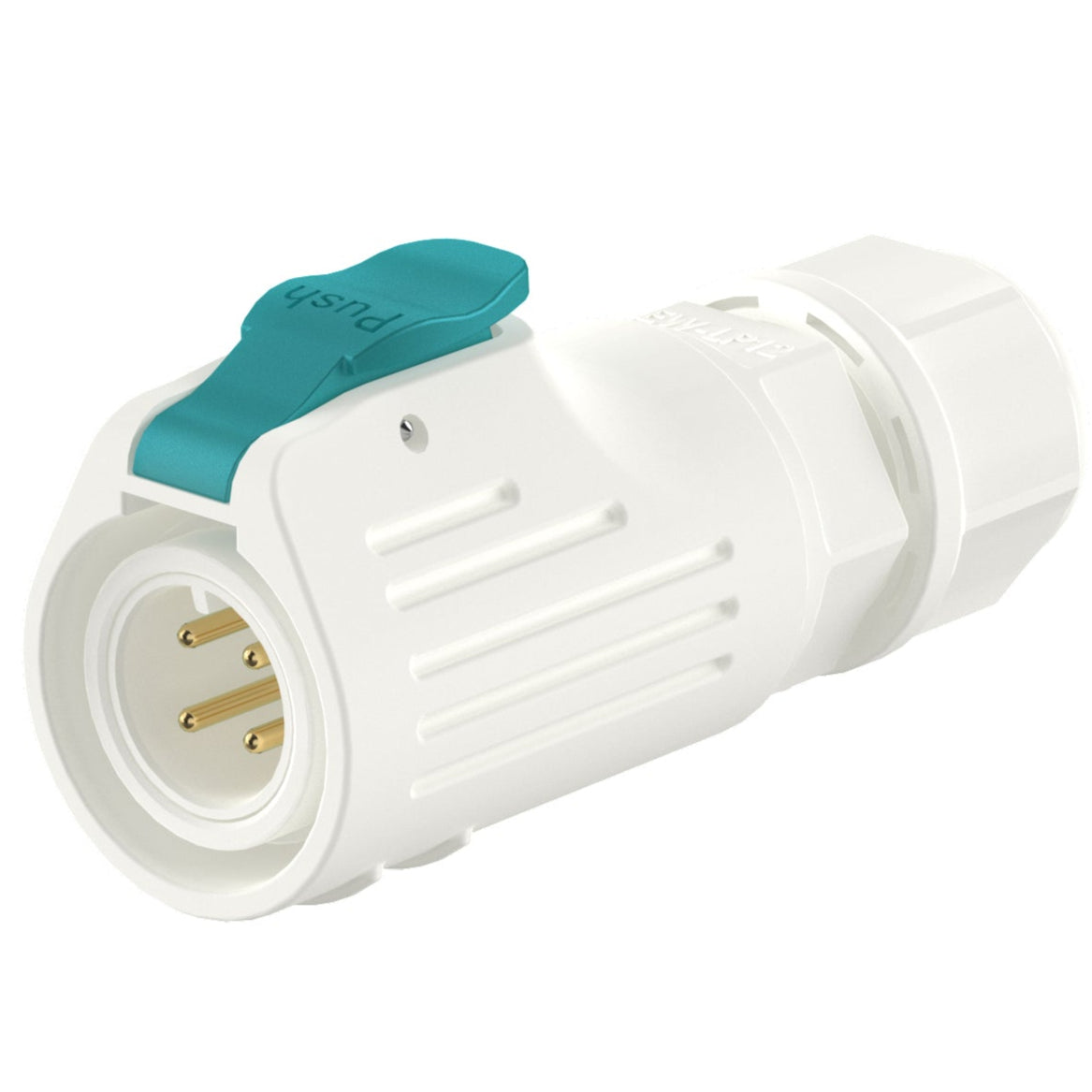 EW LP12 4 Pin White Waterproof Plug Connectors