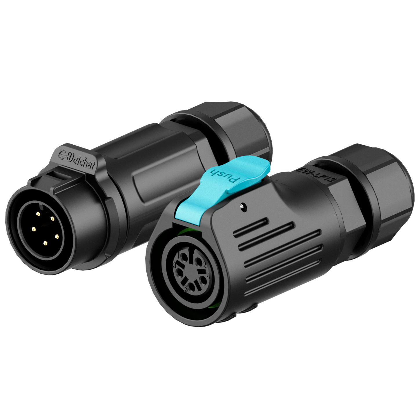 EW LP12 5 Pin Outdoor Waterproof Electrical Wire Connector