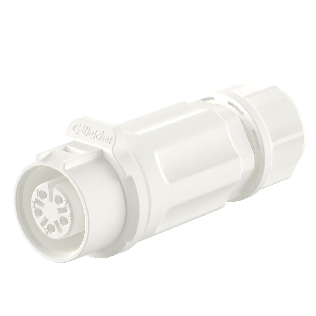 EW LP12 5 Pin White Waterproof Plug Connectors