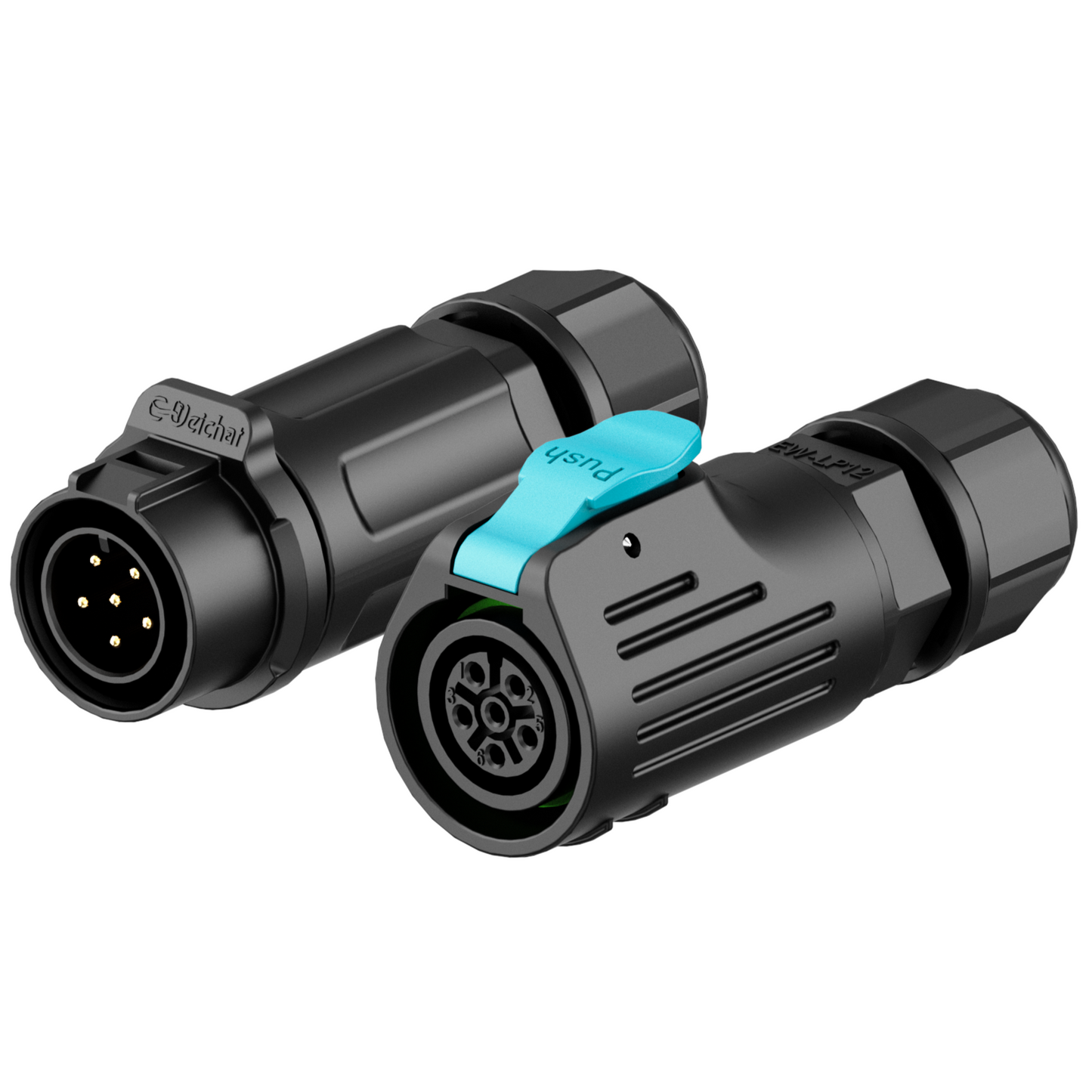 EW LP12 6 Pin Industrial Waterproof Connector Power Signal