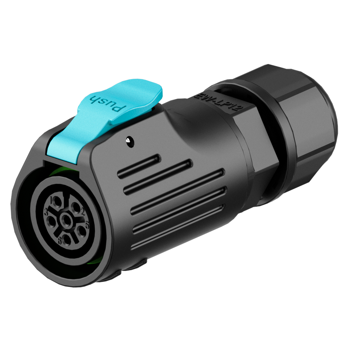 EW LP12 6 Pin Industrial Waterproof Connector Power Signal