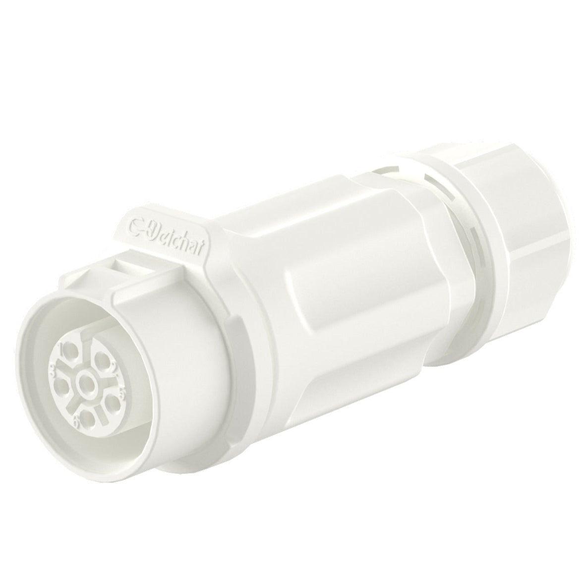 EW LP12 6 Pin White Waterproof Plug Connectors