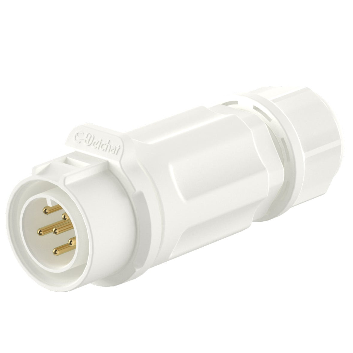 EW LP12 6 Pin White Waterproof Plug Connectors