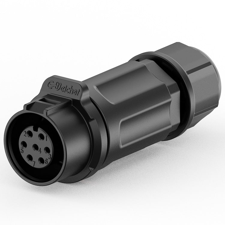 EW LP12 7 Pin Waterproof M12 Connector Waterproof Plug Connectors