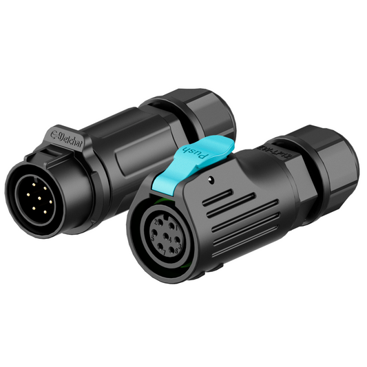 EW LP12 7 Pin Waterproof M12 Connector Waterproof Plug Connectors