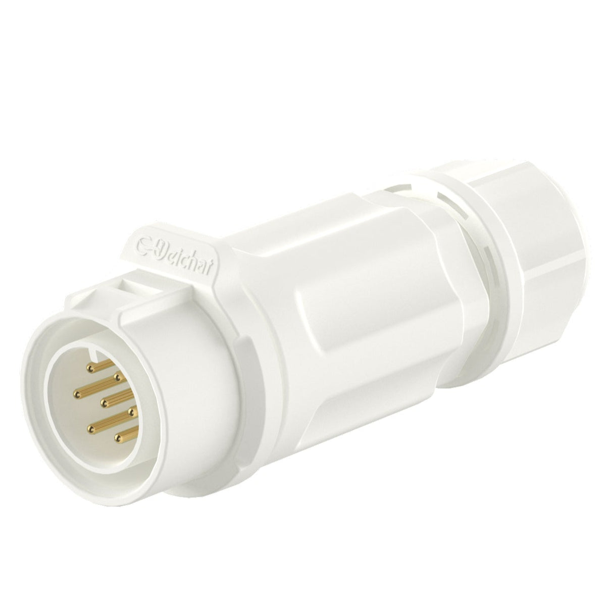 EW LP12 7 Pin White Waterproof Wire Connectors