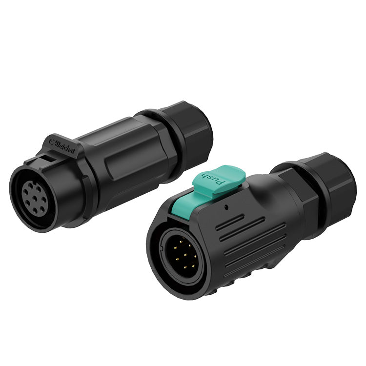 EW LP12 8 Pin Electrical Industrial Waterproof Connectors