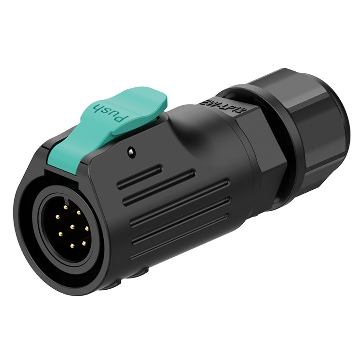 EW LP12 8 Pin Electrical Industrial Waterproof Connectors