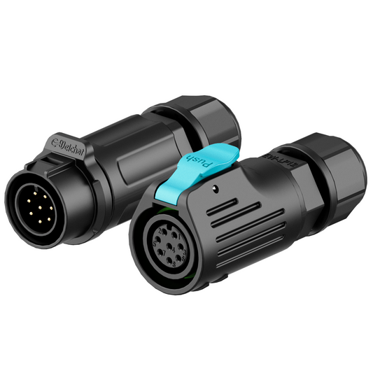 EW LP12 8 Pin Electrical Industrial Waterproof Connectors