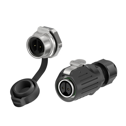 EW LP16 2 Pin Aviation Plug Panel Mount Connector
