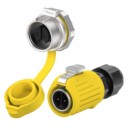 EW LP16 2 Pin Aviation Plug Panel Mount Connector
