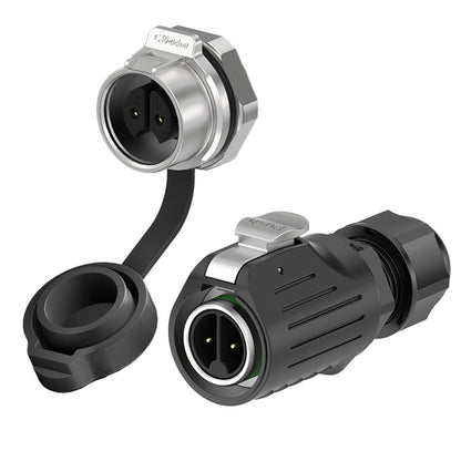 EW LP16 2 Pin Aviation Plug Panel Mount Connector