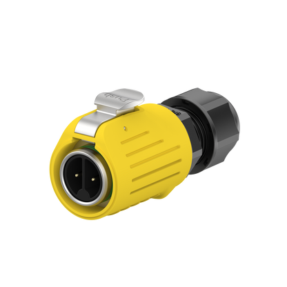 EW LP16 2 Pin Waterproof Aviation Plug Flange