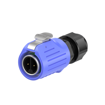 EW LP16 2 Pin Waterproof Aviation Plug Flange
