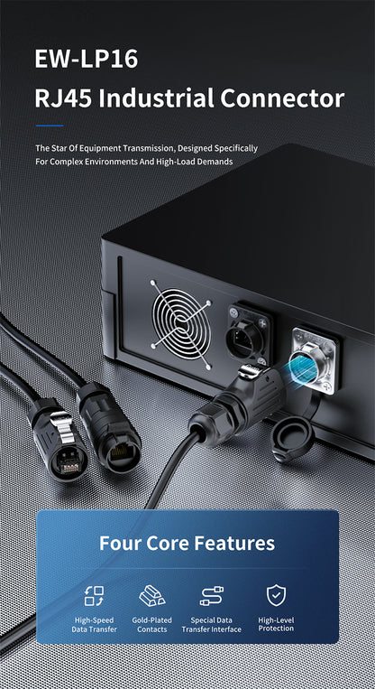 EW LP16S Waterproof RJ45 Connectors