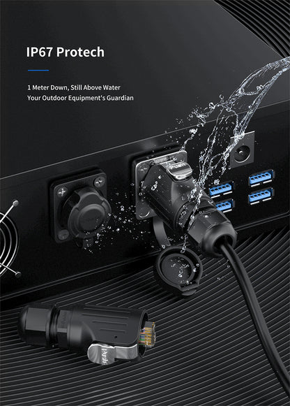 EW LP16S Waterproof RJ45 Connectors