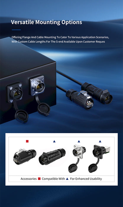 EW LP16S Waterproof RJ45 Connectors