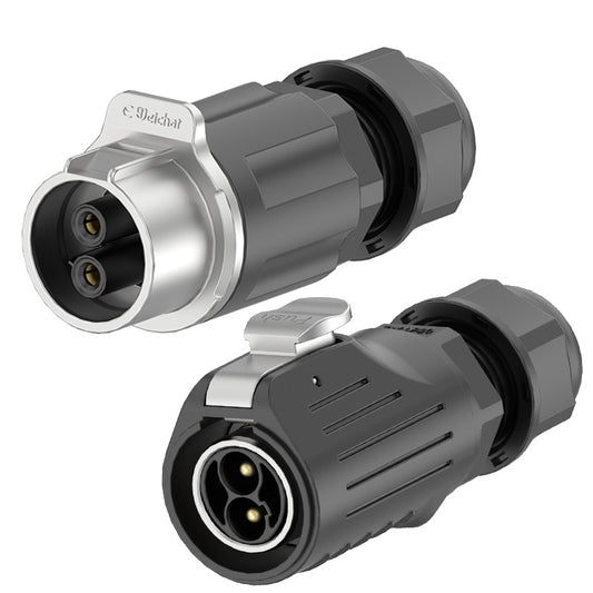 LP20 2 Pin Waterproof Aviation Connector Cable Plug Industrial Connector