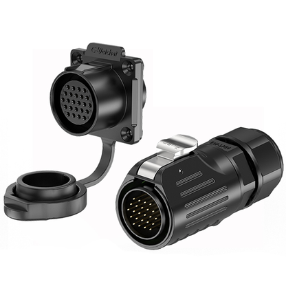 EW LP24 24 Pin Flange Industrial Waterproof Connector