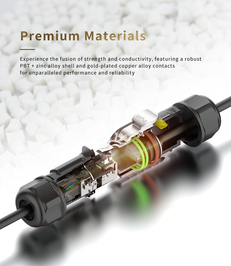 EW LP24 Waterproof RJ45 Circular Connectors