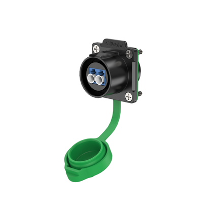EW LP24 Waterproof FIBER Connectors Flange Plastic