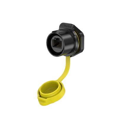 EW LP24 RJ45 Panel Connector Waterproof Plastic