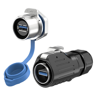 EW LP24 Waterproof USB Connectors Panel Metal