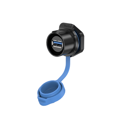 EW LP24 Panel Waterproof USB Connectors Plastic