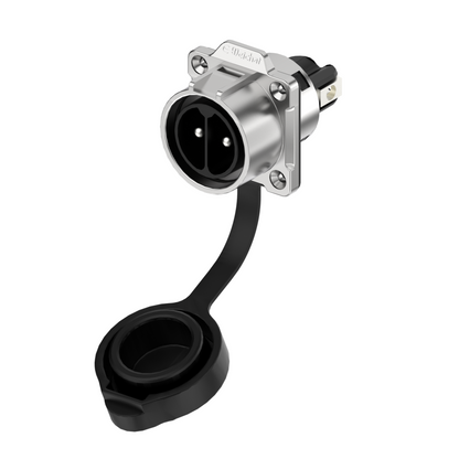 EW LP28 2 Pin Industrial Aviation Flange Connector