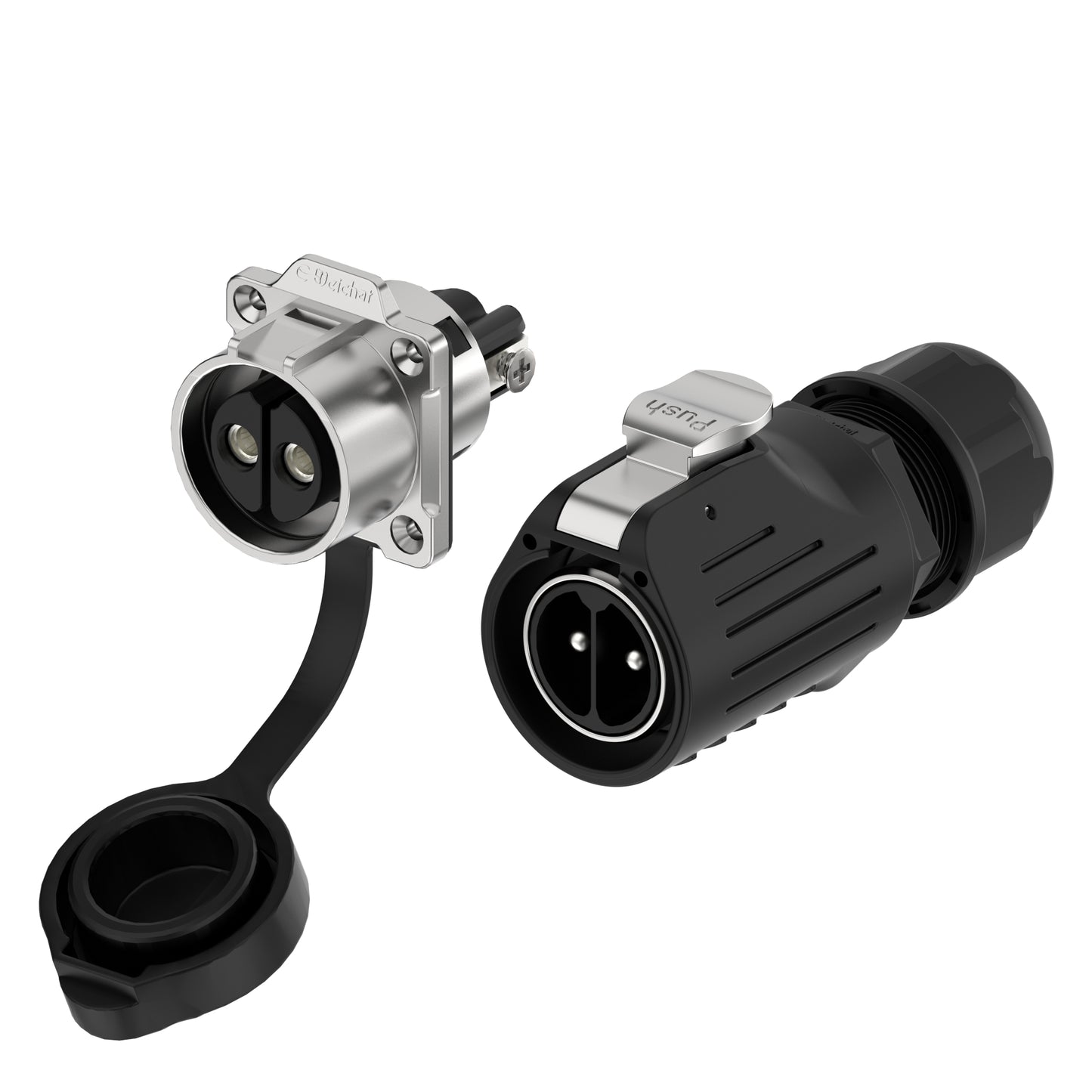 EW LP28 2-poliger Flanschstecker für die industrielle Luftfahrt