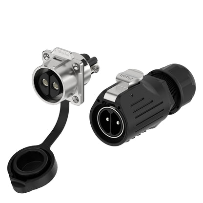 EW LP28 2 Pin Industrial Aviation Flange Connector