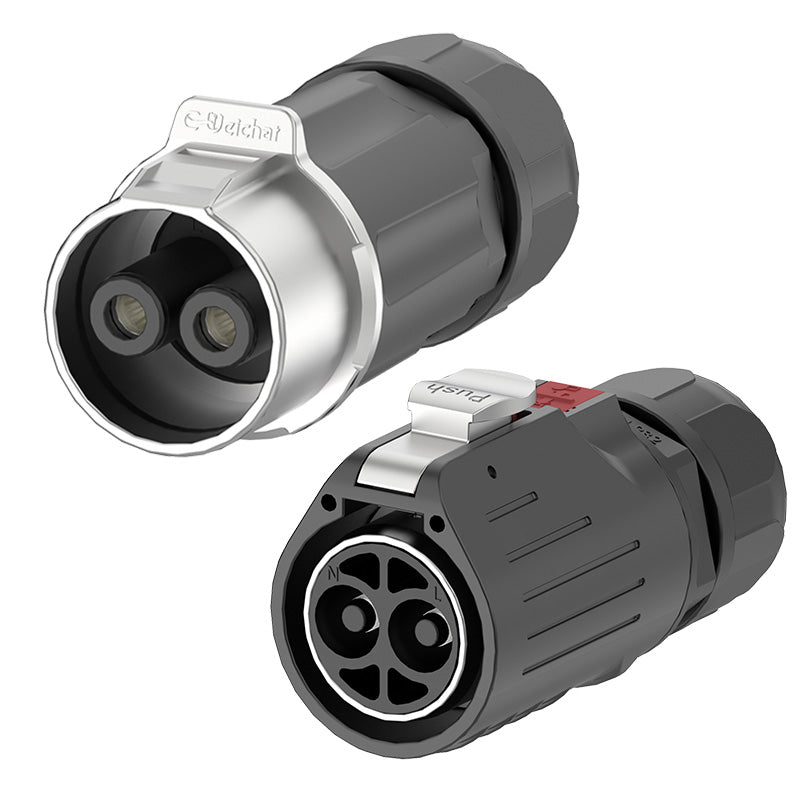 LP32 2 Pin Industrial Waterproof Connector IP68 Circular Plug Connector
