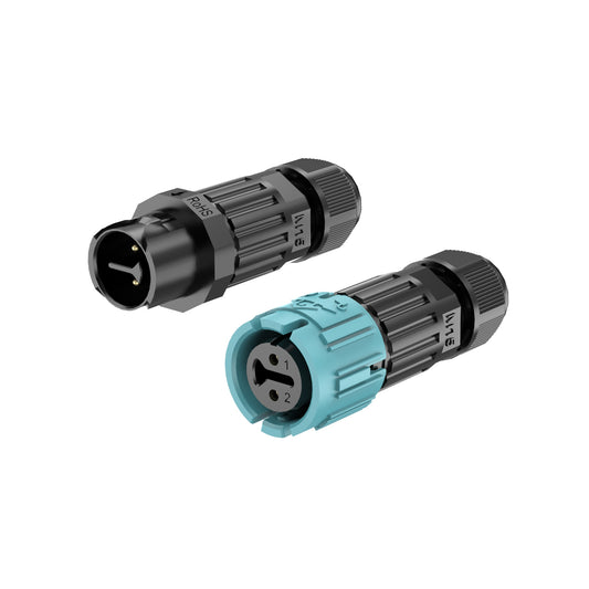 EW M15 2Pin wasserdichter Kabelstecker für den Außenbereich