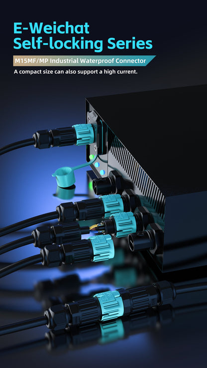 EW M15 3Pin Waterproof Outdoor Electrical Cable