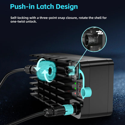 EW M15 3Pin Waterproof Outdoor Electrical Cable