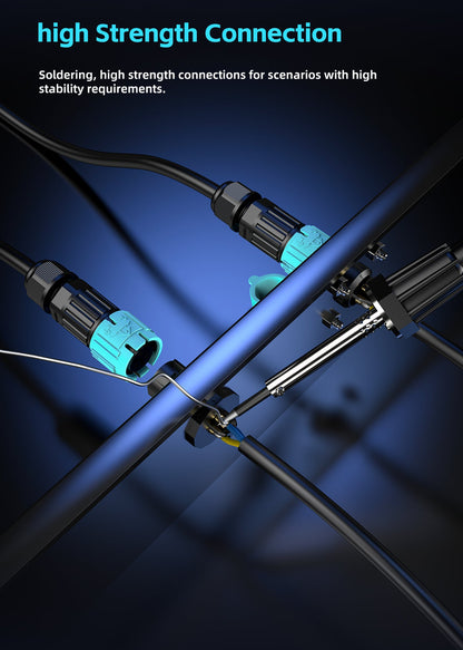 EW M15 3Pin Waterproof Outdoor Electrical Cable