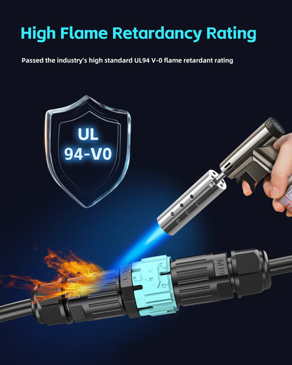 EW M19 4 Pins Plug Water Proof Connector With Cable