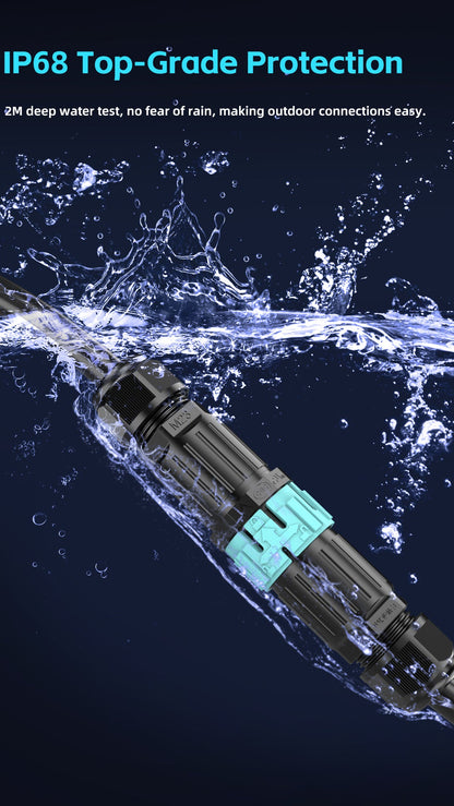 EW M23 3Pin Waterproof Outdoor Cable Connector