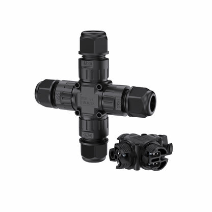 EW M25X 2Pin Screw Waterproof Wire Connector